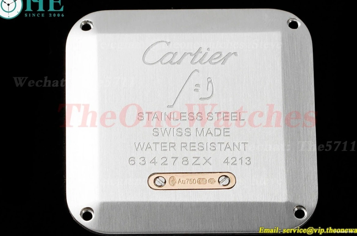 Quartz Grey Dumont Santos SS Dial AF LE Silver 0116